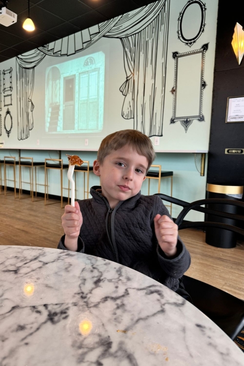 Empire crepe is a great place to eat in Kelowna with kids